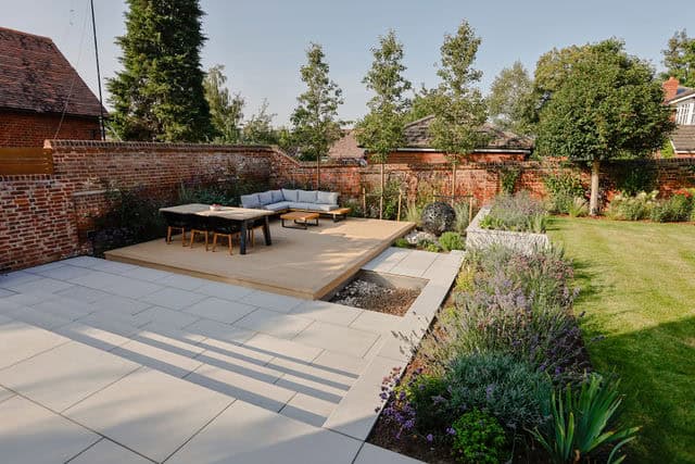 Contemporary town garden
